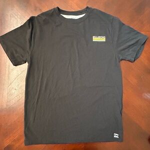Billabong Black Short Sleeve Tee Classic Crew Neck